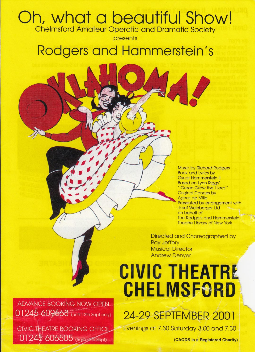 Oklahoma Chelmsford Amateur Operatic And Dramatic Society